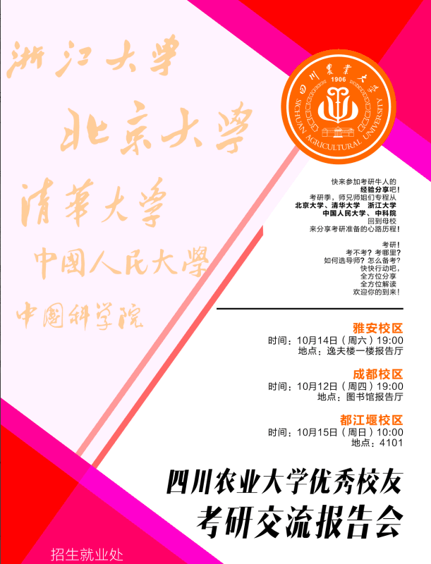 威尼斯886699优秀校友考研交流会